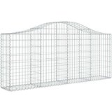  Lučne gabionske košare 40 kom 200x30x80/100cm pocinčano željezo | shoptok.hr