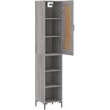  Visoka komoda siva sonome 34,5x34x180 cm od konstruiranog drva | shoptok.hr