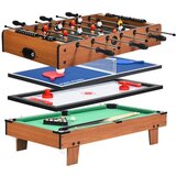  Stol za igru 4 na 1: biljar, stolni tenis, zračni hokej i stolni nogomet, 81 x 43 x 30,5 cm Cijene