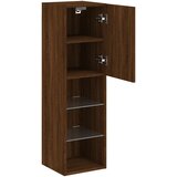 TV ormarić s LED svjetlima boja smeđeg hrasta 30,5x30x102 cm | shoptok.hr