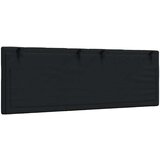 vidaXL Jastuk za uzglavlje crni 120 cm od tkanine | shoptok.hr