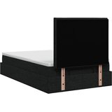  Podesivi krevet s madracem Crna 120 x 190 cm Tkanina | shoptok.hr