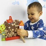 Tooky Toy drvena farma Jenga Slike