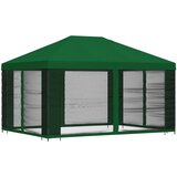  Vrtna sjenica sa stranicama 4 × 3 m Zelena Poliester i čelik | shoptok.hr