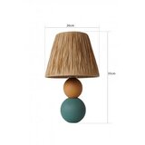 Opviq YL489 Stona lampa, smeđe-plava | Eponuda.ba