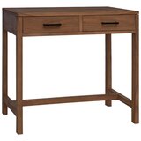  Stol s ladicama Prirodna Čvrsto teak drvo 80 x 50 x 75 cm - 80 cm Cijene