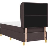  Krevet s opruga kutije Tamno smeđa 200 x 100 cm tkanina | shoptok.hr