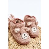 Boto Children's warm slippers with bear Pink Eberra | ePonuda.com