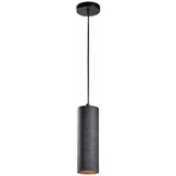 Kave Home crna viseća svjetiljka Maude, visina 31 cm
