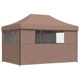 Šator za svadbe - šator za zabave Smeđa 279 x 410 x 315 cm Oxford tkanina | shoptok.hr