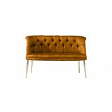 Atelier Del Sofa sofa dvosed roma gold metal mustard cene