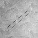 vidaXL Kanaleta za Tuš 930x140 mm Nerjaveče Jeklo Cene
