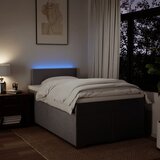  Krevet s oprugama i madracem smeđesivi 120 x 200 cm od tkanine | shoptok.hr