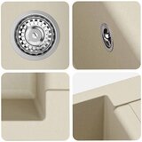 Umivaonik Bež 780 x 500 mm 80% kvarc i 20% smola | shoptok.hr
