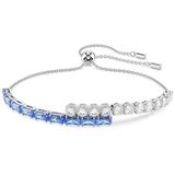 Swarovski Zapestnica modra / srebrna | Shoptok.si