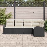  Set sofe s jastukom 5 pcs Crna Poliester | shoptok.hr