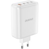 Dudao Omrežni polnilec GaN USB-A / 3x USB-C PD 140W, bel, (21580876) Cene