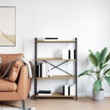 vidaXL Police za knjige hrast artisan 80 x 30 x 118 cm | shoptok.hr