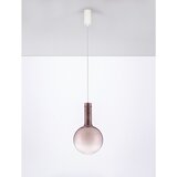 Nova Luce Rjava steklena LED zatemnitvena viseča svetilka ø 25 cm Nostos – | Shoptok.si