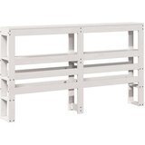 vidaXL vzglavje s policami bela 140 cm trdna borovina, (21290812) | Shoptok.si