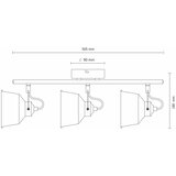  LED plafonsko nadgradno svetlo 3xE14/8W/230V | Eponuda.com