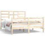 Za krevet od masivnog drva 150 x 200 cm 5FT veliki bračni | shoptok.hr