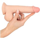 Nature Skin - dildo s kožom - 19cm (prirodna) | shoptok.hr