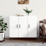 vidaXL Komoda bela 90x34x80 cm konstruiran les | Shoptok.si
