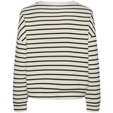 Pieces Sweater majica 'CHILLI' crna / bijela | shoptok.hr