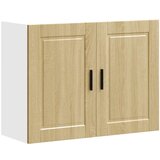 vidaXL Kuhinjska stenska omarica Porto sonoma hrast inženirski les | Shoptok.si