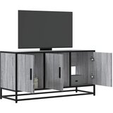 vidaXL TV omarica siva sonoma 100x35x50 cm inženirski les in kovina Cene