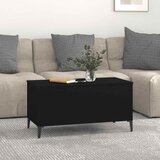  Stolić za kavu crni 90 x 44,5 x 45 cm od konstruiranog drva | shoptok.hr