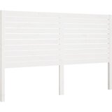 Maison Chic Posteljno vzglavje - Vzglavna omarica - Nočna omarica belo 141x4x100 cm trdna borovina, (21706220) | Shoptok.si