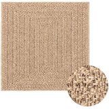 vidaXL Tepih ZIZUR 200 x 200 cm s izgledom jute unutarnji i vanjski | shoptok.hr