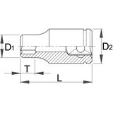 Unior ključ nasadni dvanaestougli, prihvat 1/2" 190/1 12p 12mm | ePonuda.com
