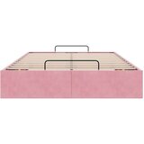 vidaXL Okvir za krevet bez madraca ružičasti 120x200 cm baršunasti | shoptok.hr