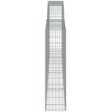  Lučne gabionske košare 9 kom 400x30x120/140cm pocinčano željezo | shoptok.hr