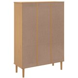  Regal za knjige SENJA izgled ratana smeđi 90x35x130 cm borovina | shoptok.hr