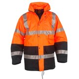 Beorol Zimska jakna neon sa kapuljačom, oranž/crna ( HVJP90BENXXXL ) u