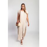 Fenzy Duga Plisirana Haljina, Bež | shoptok.hr
