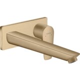 Hansgrohe Talis E 225 Polished Gold Optic uzidna baterija (slavina) za umivaonik sa odlivnim ventilom sifona nezatvorivim 71734990 | ePonuda.com