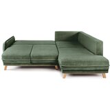 Bonami Selection Svijetlo zelena sklopiva kutna garnitura od samta (s desnim kutom) Tori – | shoptok.hr