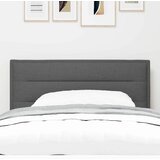  LED glava kreveta s LED trakama Tamno siva 90 cm tkanina | shoptok.hr