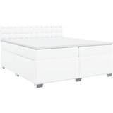  The Living Store Box spring postelja z vzmetnico bela 200x200 cm umetno usnje - Box Spring Postelja, (21496629) | Shoptok.si