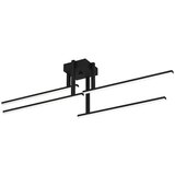Eglo plafonjera IPOLITTO LED 3600 lm 99,5 cm crna 99817 Cene