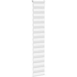 vidaXL Zebra senčilo bela 50x230 cm tkanina širina 45,9cm poliester | Shoptok.si