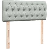 Box spring krevet s madracem svjetlosivi 120x200 cm baršunasti | shoptok.hr