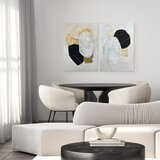 Styler Slike z elementi ročne poslikave v kompletu 2 ks 50x70 cm Crystal – | Shoptok.si