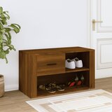 Ormarić za cipele smeđi hrast 80x35x45 cm konstruirano drvo | shoptok.hr