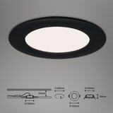 BRILO KOMPLET 3x LED ugradna svetla za kupatilo FLAT LED/6W/230V IP44 | Eponuda.com
